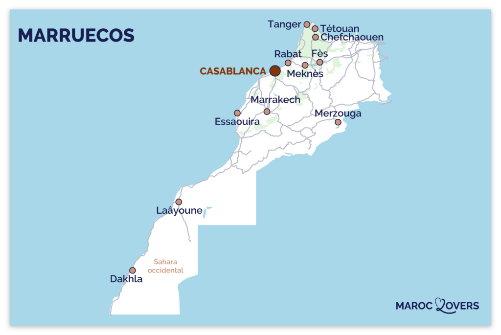 Mapa de Marruecos
