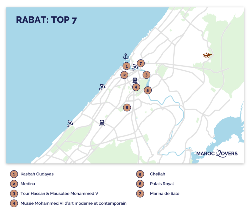 Cosa fare a Rabat: la nostra mappa delle migliori attrazioni