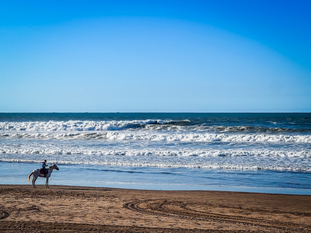 Un día en la playa de Aïn Diab en Casablanca