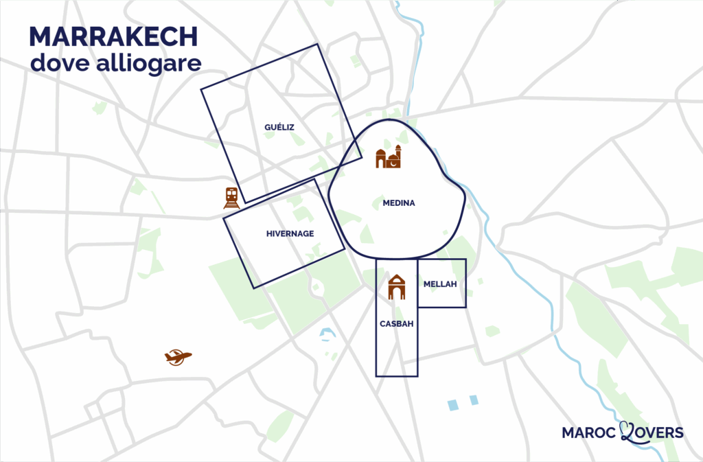 I migliori posti dove alloggiare a Marrakech