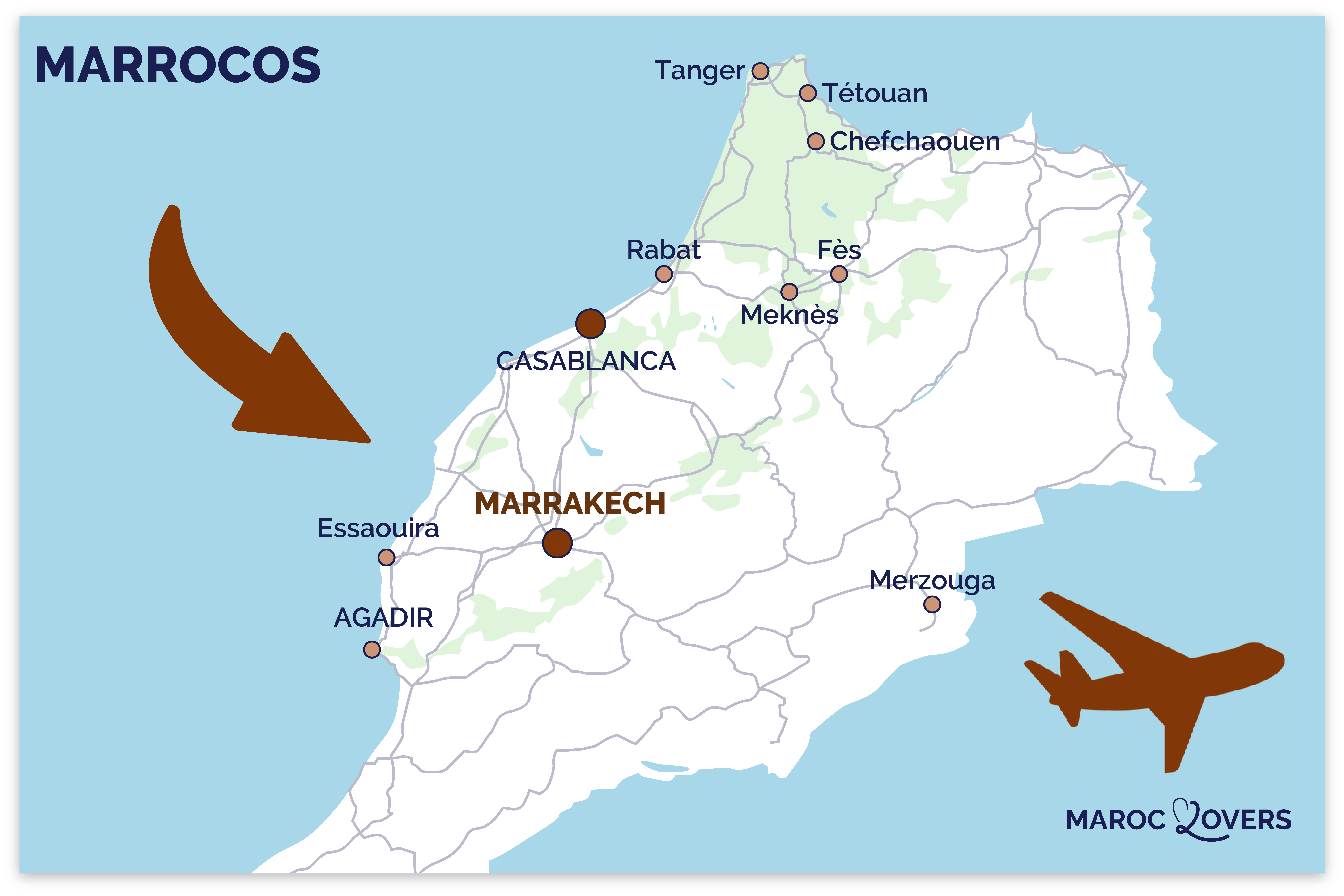 como chegar Marraquexe Marrocos
