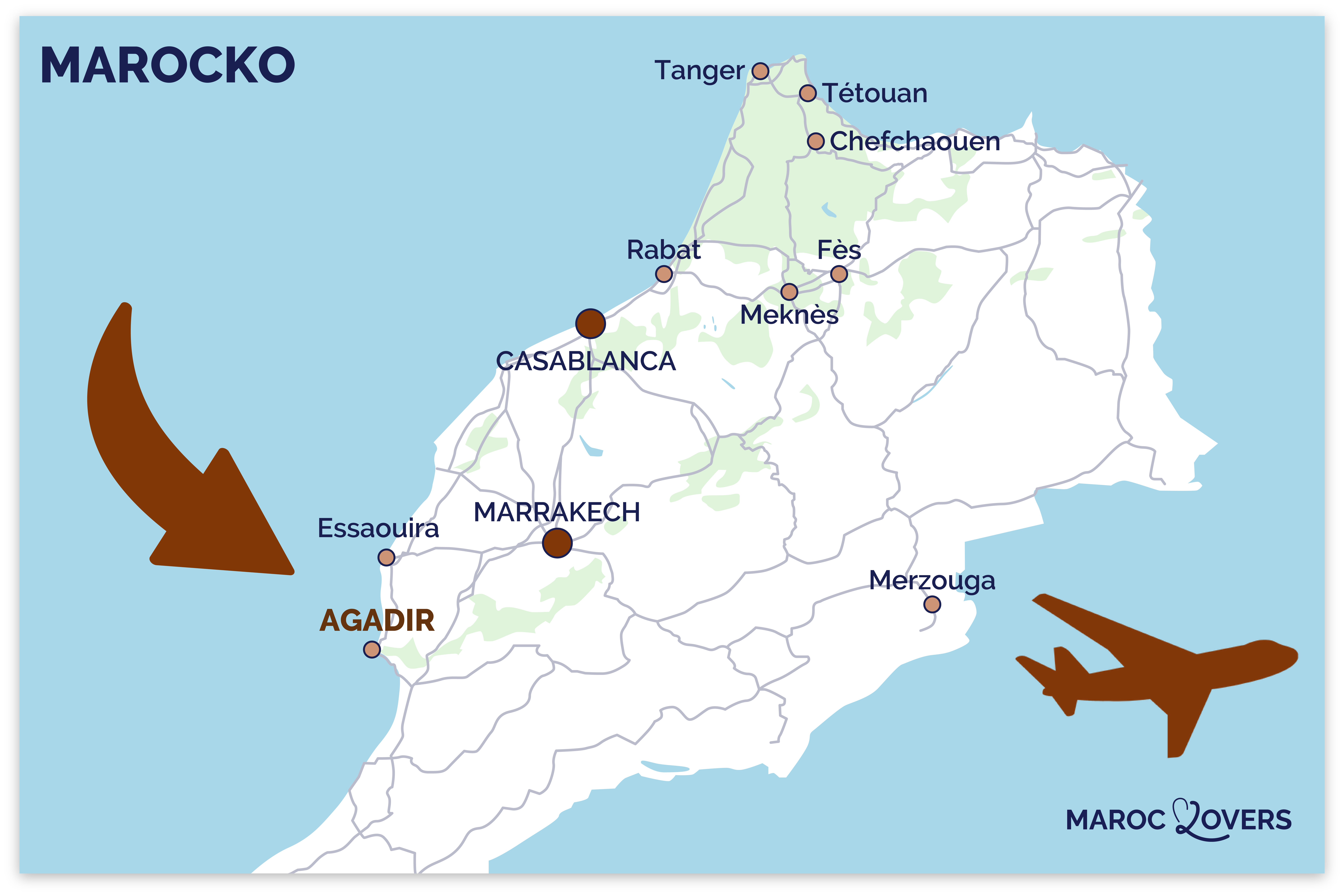 hur man tar sig till Agadir Marocko.se