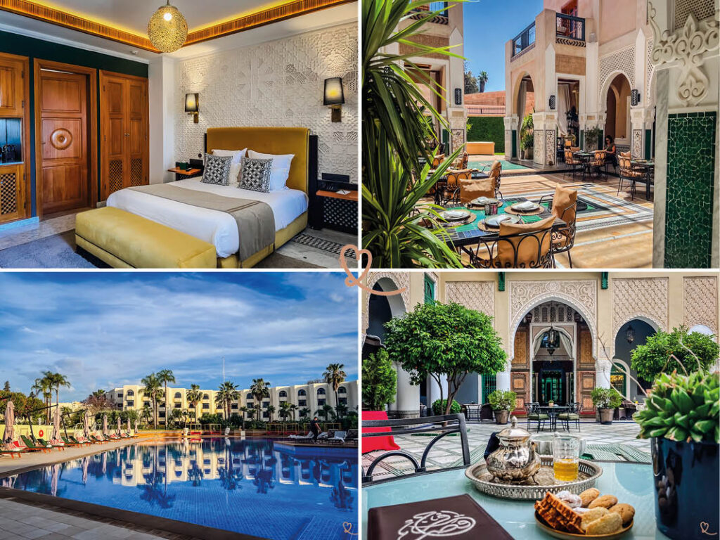 Notre sélection des meilleurs hôtels 5 étoiles à Fès: des lieux luxueux où se détendre et savourer des moments inoubliables!