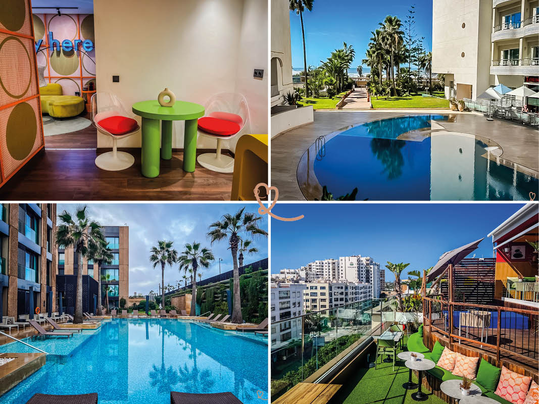 Notre sélection indépendante, et vérifiée sur place, des meilleurs hôtels pour familles à Casablanca: avec piscines, jeux, garde d'enfants...